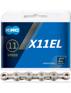 Cadena kmc x11 el light 118 eslabones 11v cromada