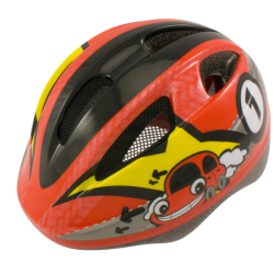 Casco infantil out-mould car rojo t.xs