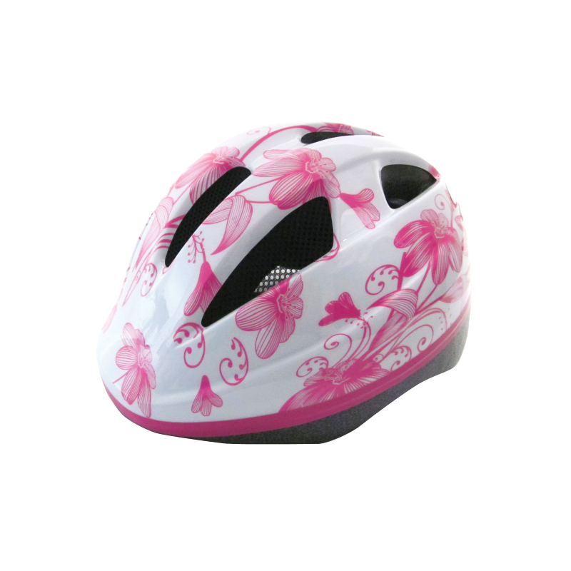 Casco infantil flores  out-mould t.s
