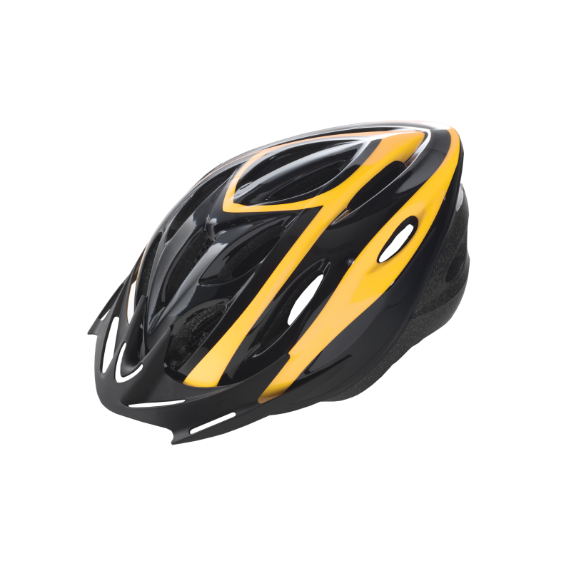 Casco rider out-mould negro/naranja t.l 58-61cm