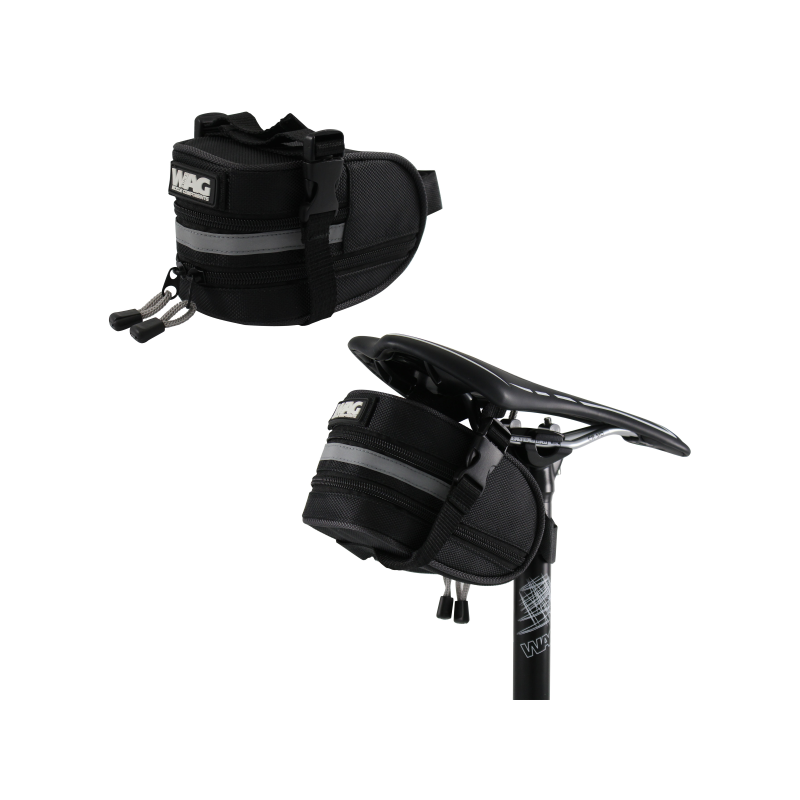 Bolsa mtb expandible con clip y velcro de segurida