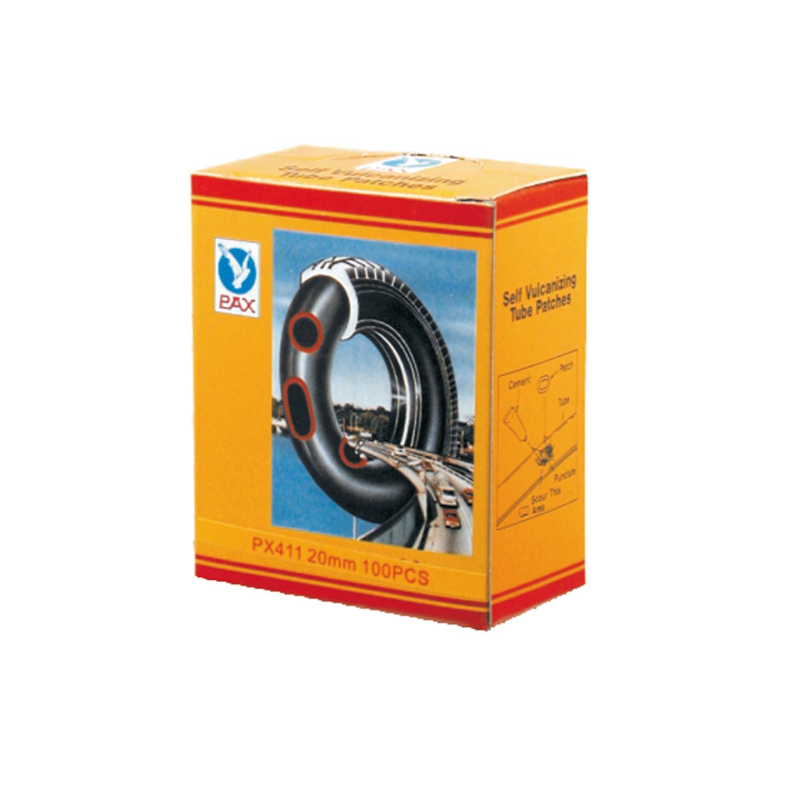 Caja 50 uds parches vulcanizantes d.42mm redondos