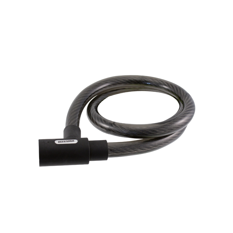 Candado cable 25x1200 cobra negro