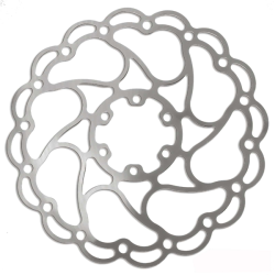 Disco freno aries d. 180mm plata/plata