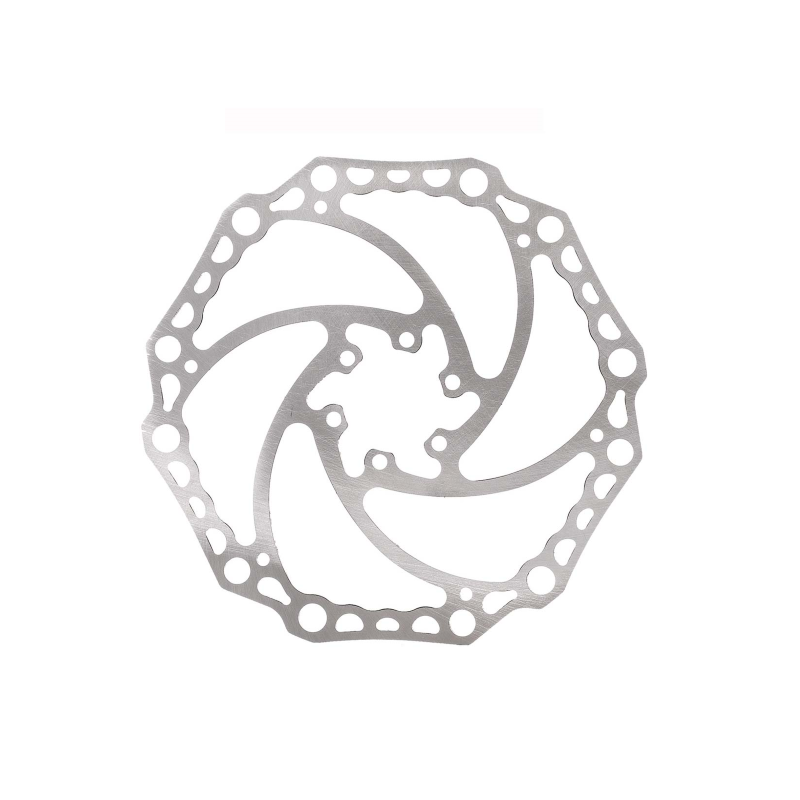 Disco de freno crown x 180mm 6 agujeros plata