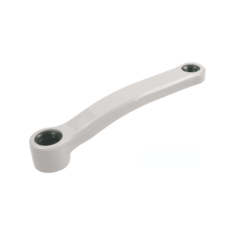 Biela izquierda 170mm acero/nylon gris curva