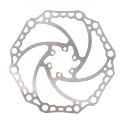 Disco freno crown inox 140mm plata/plata