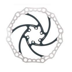 Disco de freno crown acero inoxidable 160mm plata/