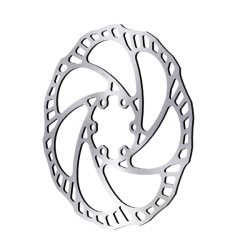 Disco freno storm sl.2 160mm 6 agujeros plata