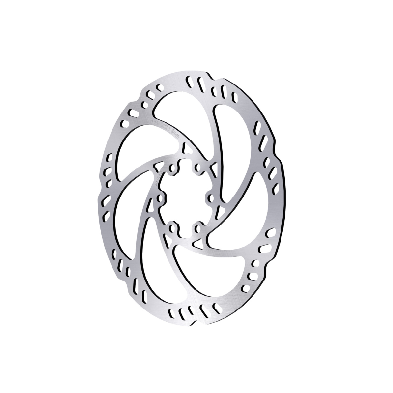 Disco freno storm hc 160mm 6 agujeros plata