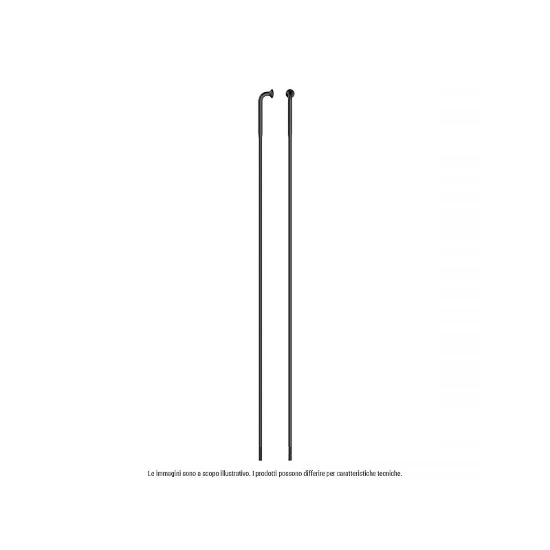 Caja 100 radios race inox j-bend negro cab nickel