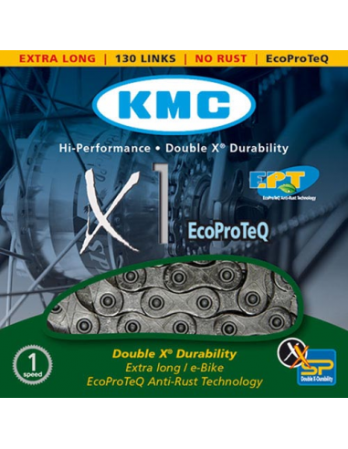 Cadena kmc x1e bici electrica 110p 1v