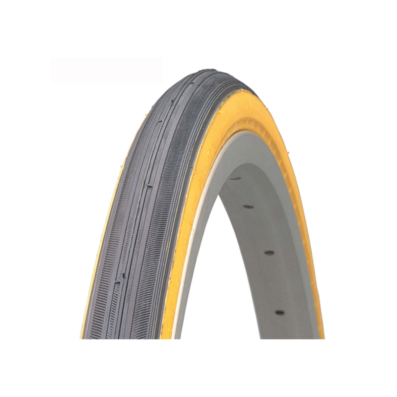 Cubierta 700x28 negra/marron 28-622