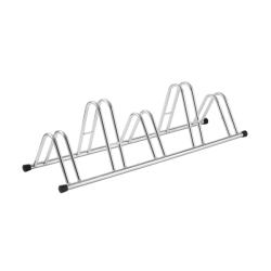 Expositor para 5 bicis plata