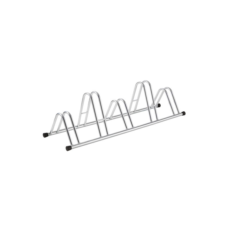 Expositor para 5 bicis plata