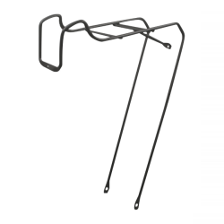 Porta bultos delantero acero negro paseo.