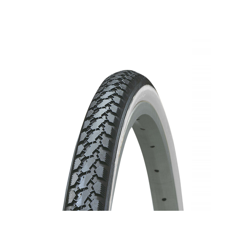 Cubierta 700x35c negra/blanca