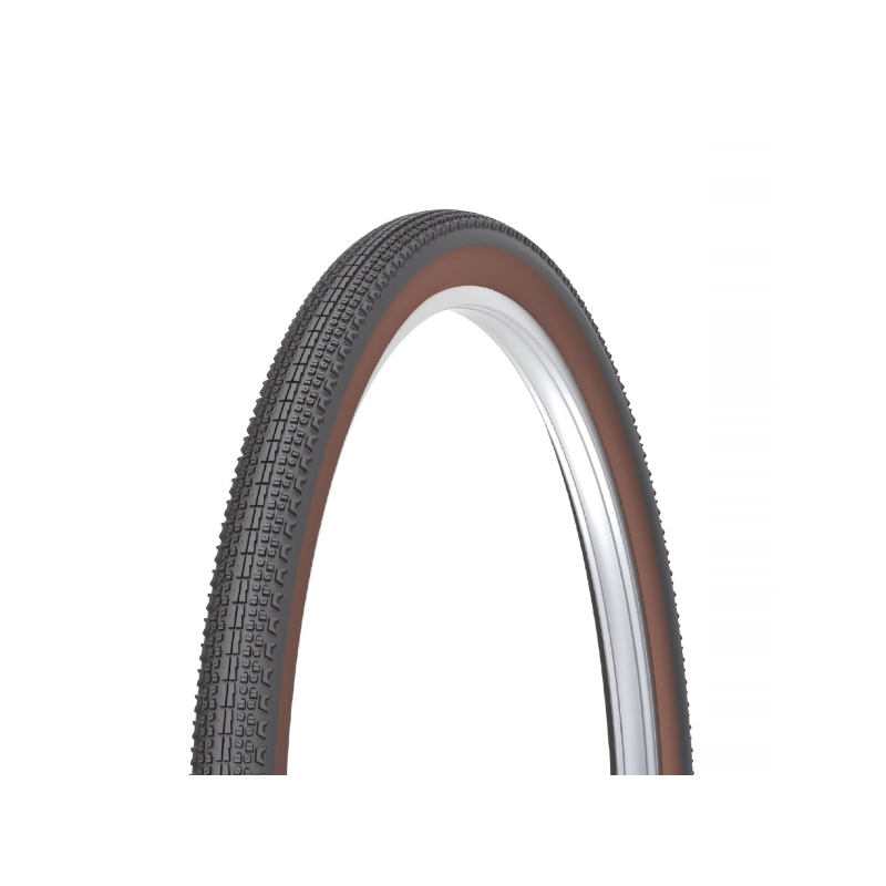 Cubierta 700x40 flint negro/marron