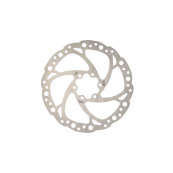 Disco freno df1 6 tornillos 160mm plata