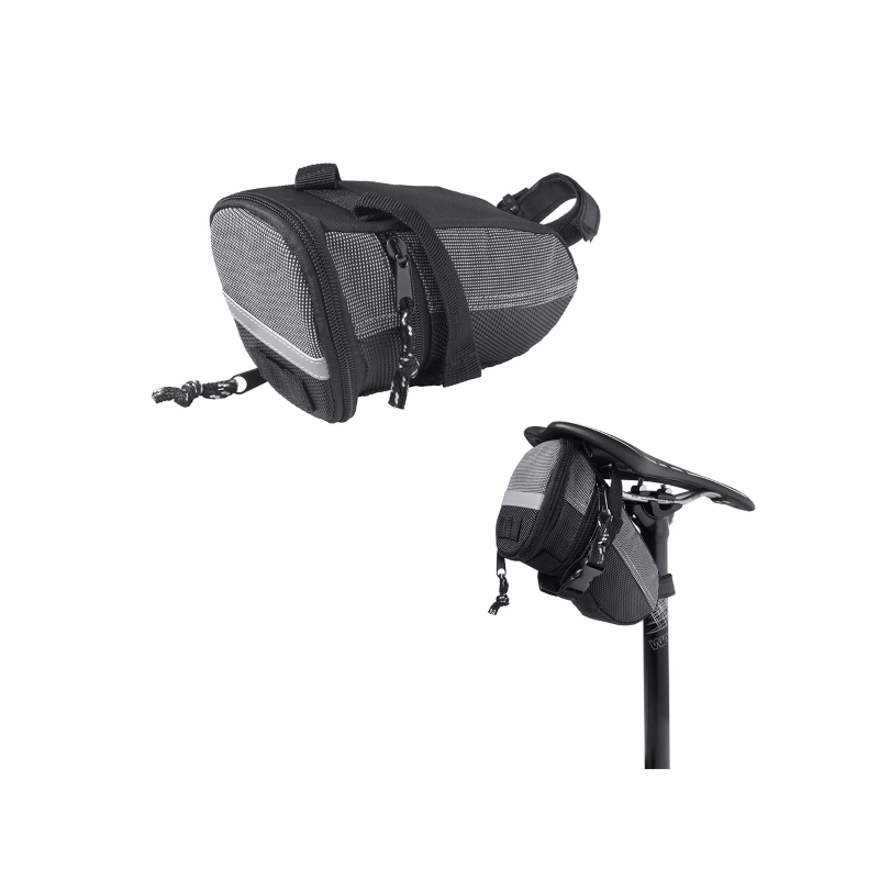 Bolsa bajo sillön velcro forma tubo doble cremalle