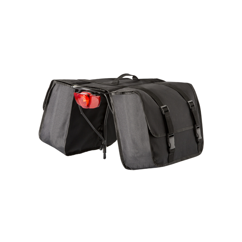 Alforja trasera lateral modelo basico negro