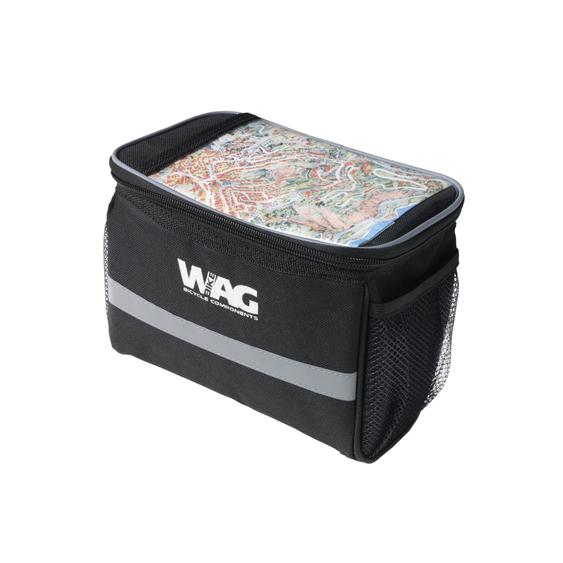 Bolsa delantera portamapas mini velcro al manillar