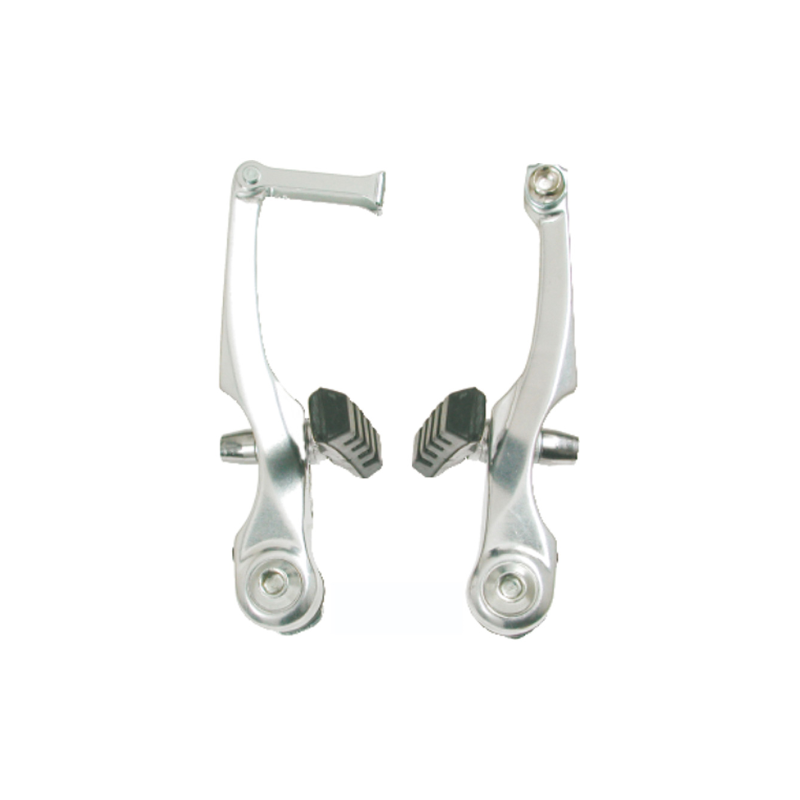 Kit frenos v-brake alu 110mm plata pulido