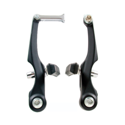 Kit frenos v-brake alu 110mm negro satinado