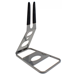 Caballete expositor a eje rueda universal