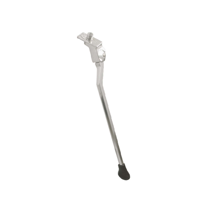 Pata de cabra lateral alu fijo al cuadro c/goma 30