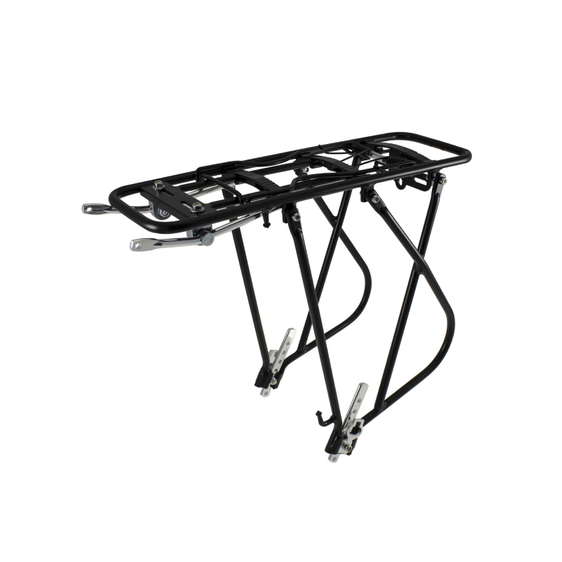 Porta bultos trasero aluminio 24/26/28 negro