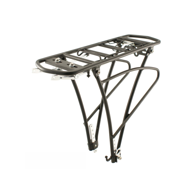 Porta bueltos trasero aluminio 24/26/28 negro