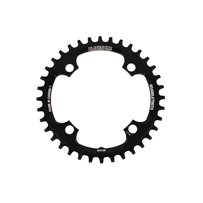 Plato snaggletooth 104/34t negro