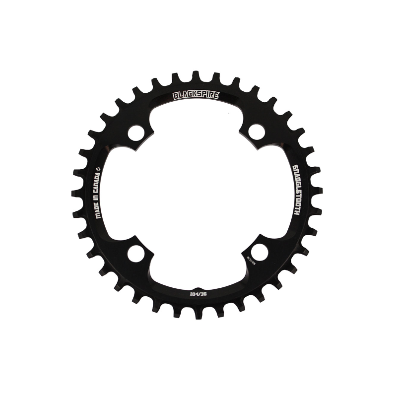 Plato snaggletooth 104/36t negro