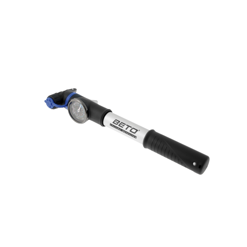 Mini bomba air pocket aluminio c/manometro, 240mm,