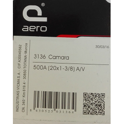 Camara 500a 20x1 3/8 schr vicma aero