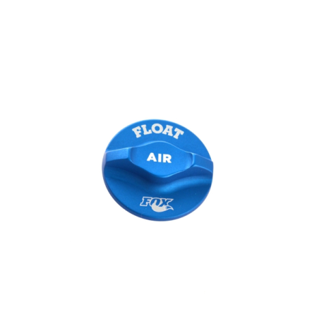 Tapa valvula horquilla air fox racing 32/34 32sc/34sc azul anodizada