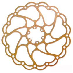 Disco freno 160mm aries 6 tornillos baño ti-n