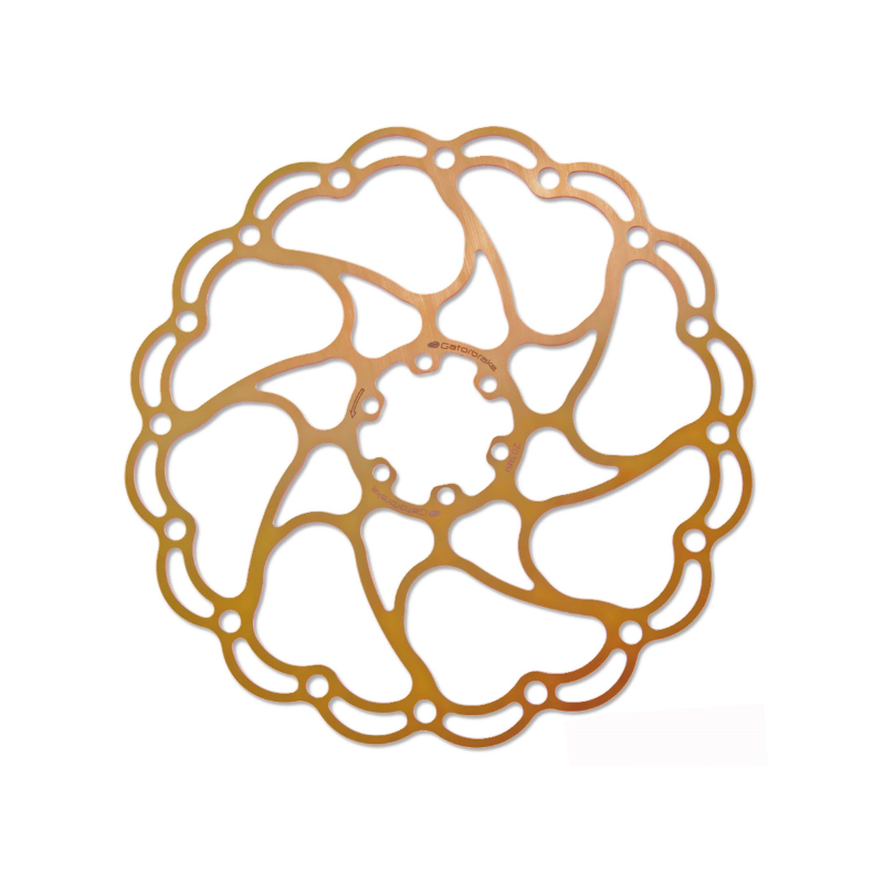 Disco freno 160mm aries 6 tornillos baño ti-n