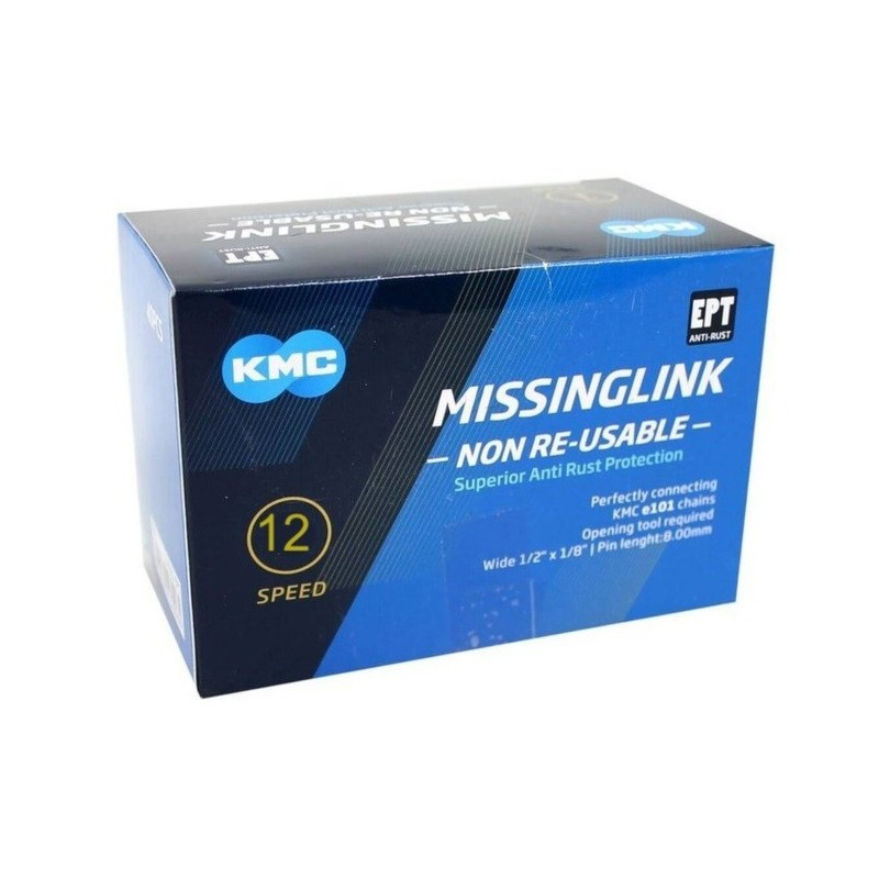 Enganche cadena (40 ud) kmc no-reutilizable 12v plata oem