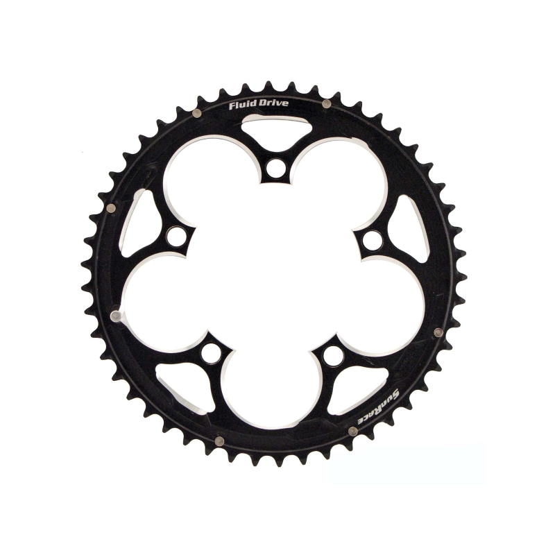 Plato 50d sunrace bcd 110/5b  alu. 7075 negro