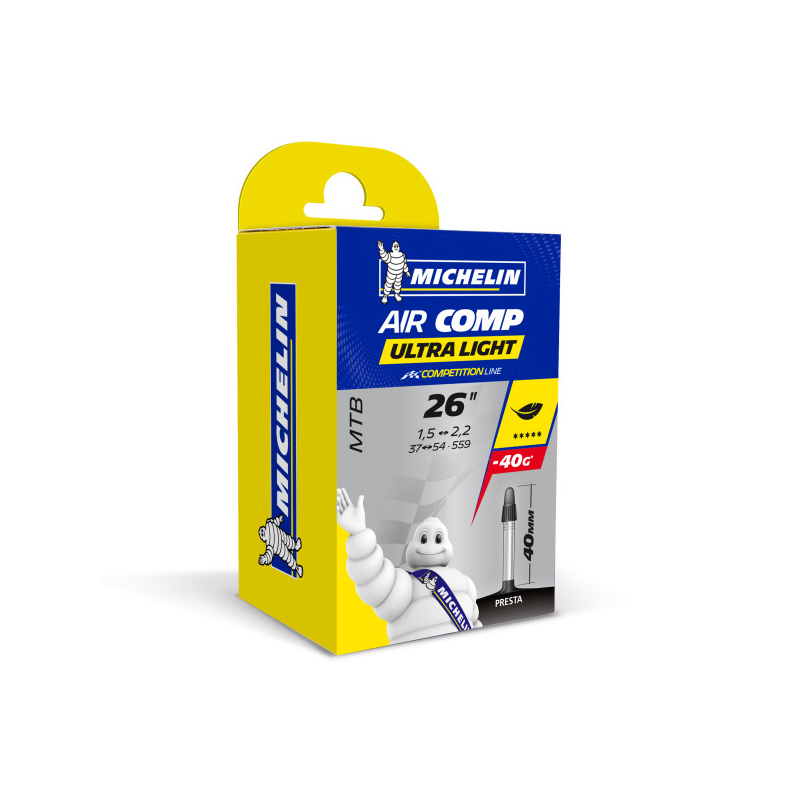 Camara 26x1.60/2.10 michelin ultral c4 v/fina 40mm