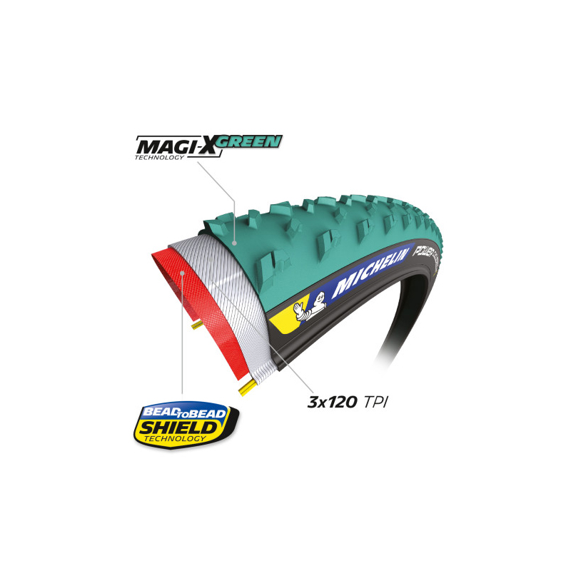 Cubierta 700x33 power cyclocross mud tlr