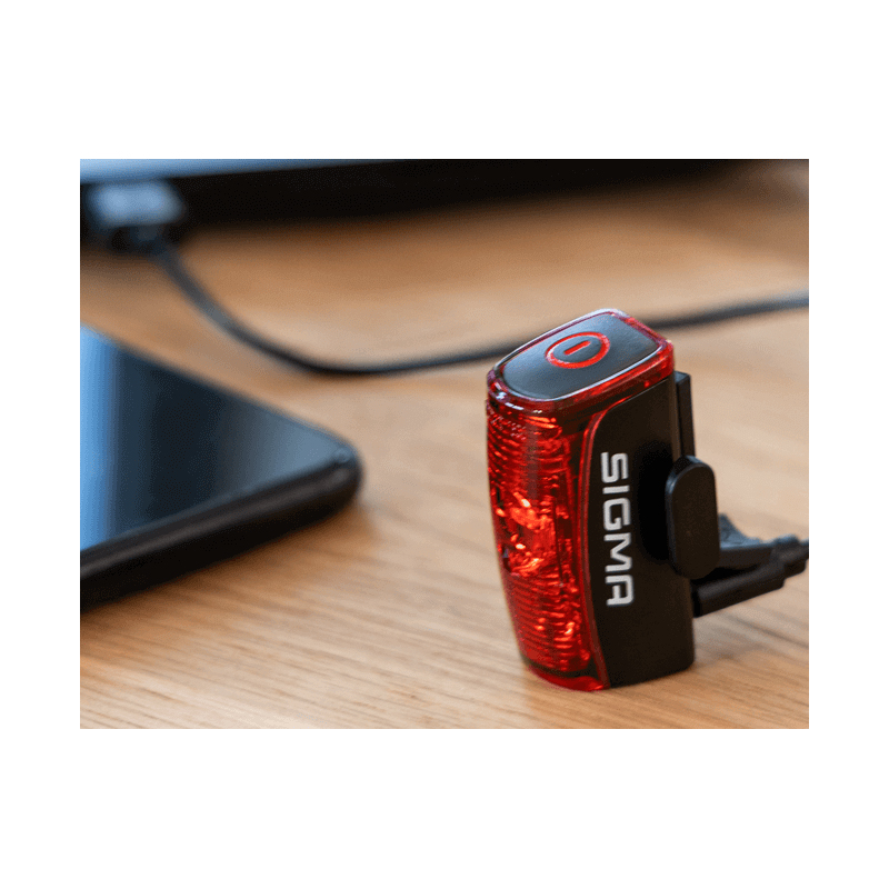 Piloto trasero recargable sigma infinity usb