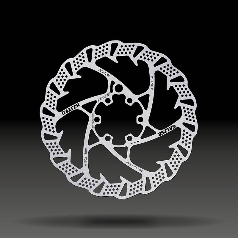 Disco freno 160x1.8mm galfer shark 6 tornillos