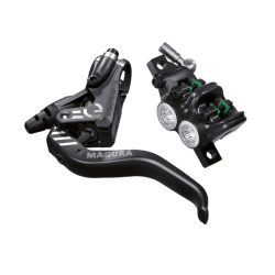 Freno de disco 1 bl+1 br mt5 estop maneta 2 dedos 4 pistones