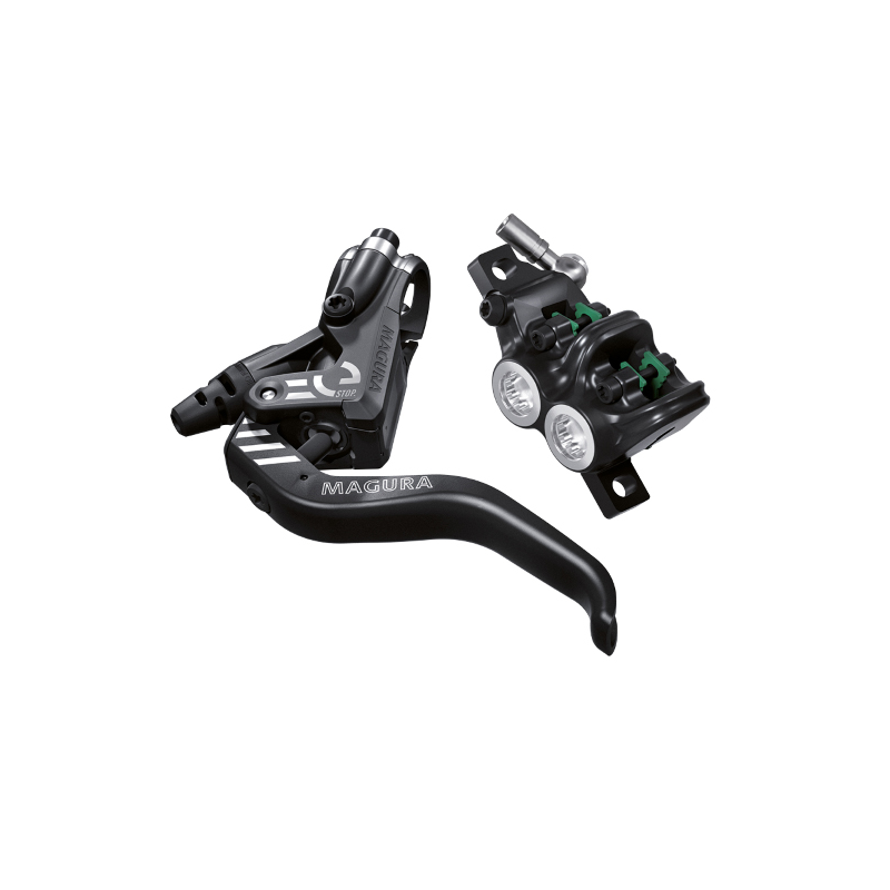 Freno de disco 1 bl+1 br mt5 estop maneta 2 dedos 4 pistones