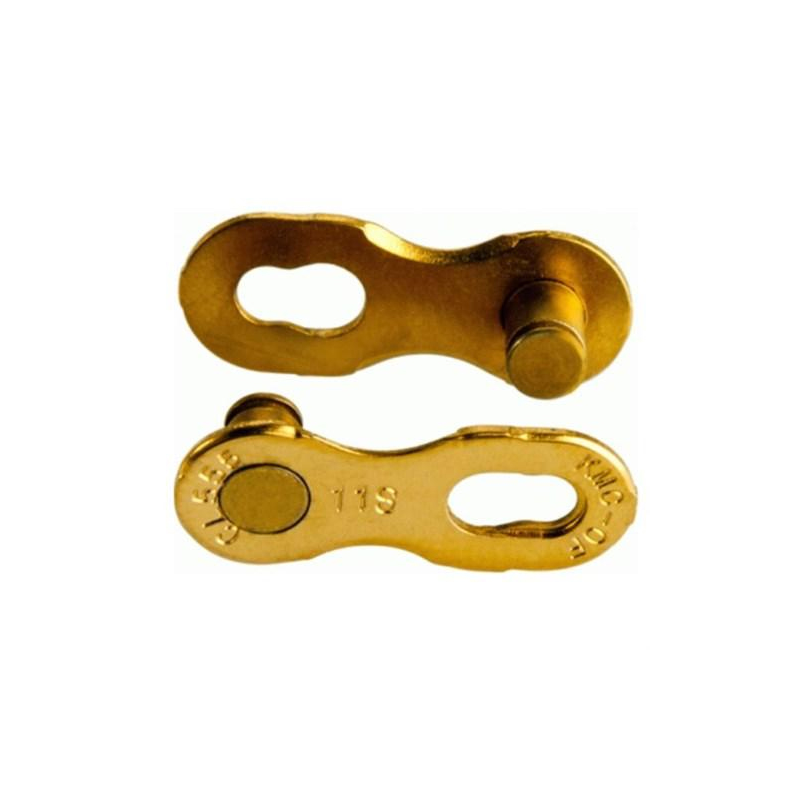 Enganche cadena (2 ud) kmc x11 oro 11v