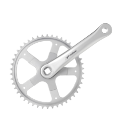 Juego bielas 170mm plato 46d alu plata