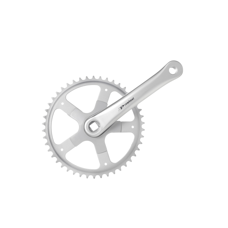 Juego bielas 170mm plato 46d alu plata